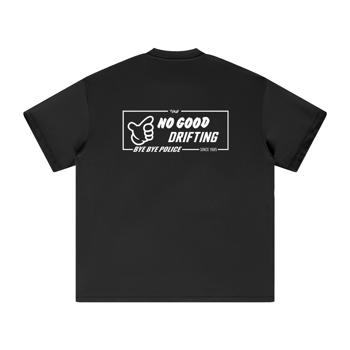 NO GOOD DRIFTING BLACK T-SHIRT