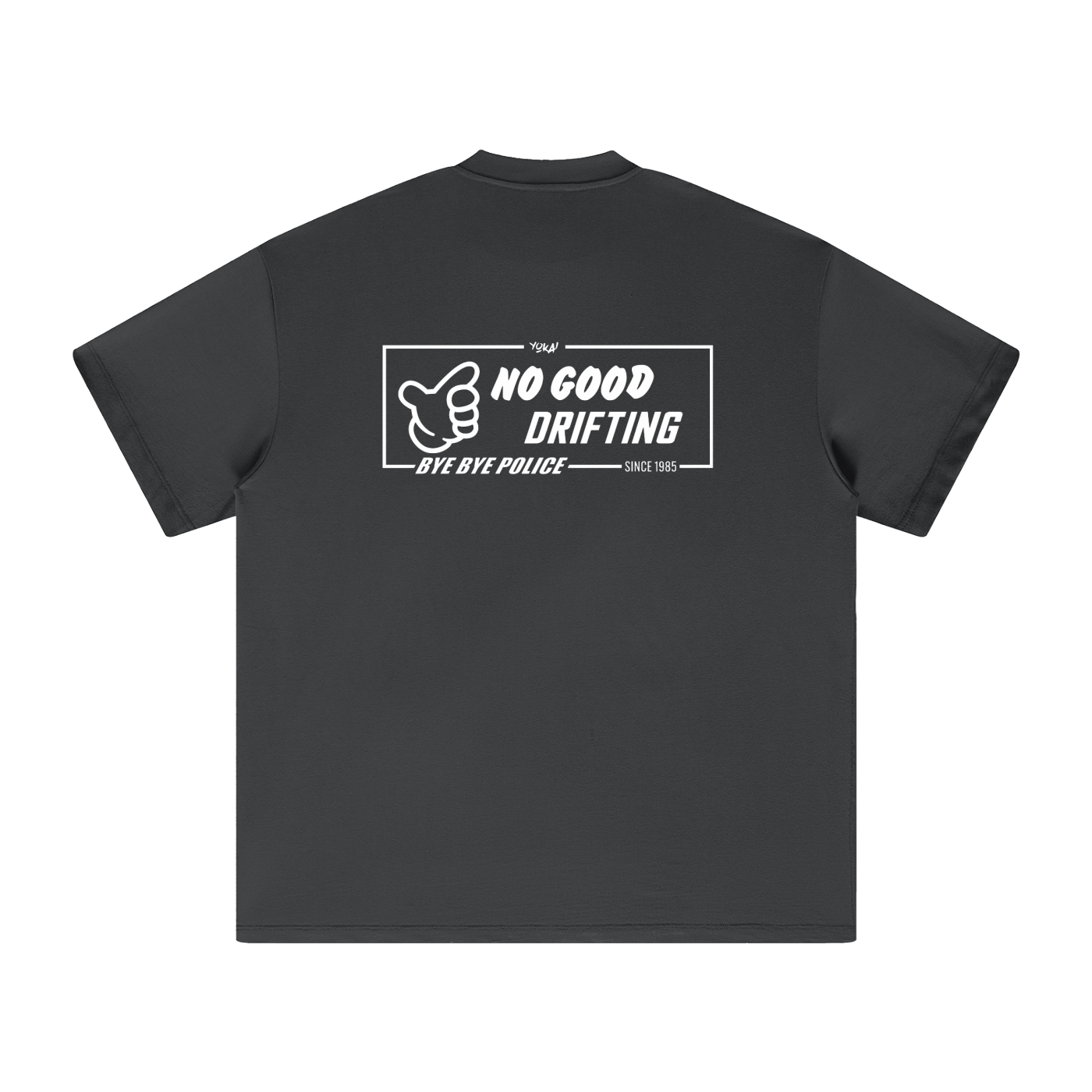 NO GOOD DRIFTING BLACK T-SHIRT